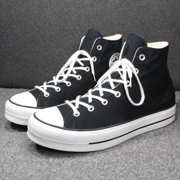 Converse Chuck Taylor All Star Lift High Platforms Black 560845F Mens 11.5 - Picture 1 of 12